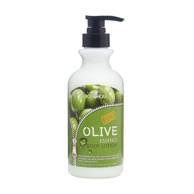 foto лосьйон для тіла food a holic olive essence body lotion c екстрактом оливи, 500 мл