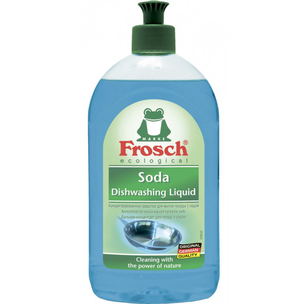 foto засіб для ручного миття посуду frosch сода 500 мл (4001499162916)