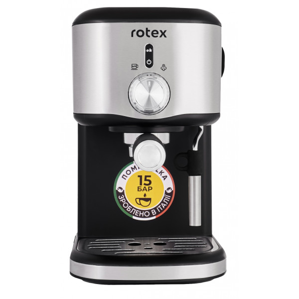 foto кавоварка рожкова rotex rcm650-s good espresso
