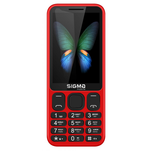 foto мобільний телефон sigma mobile x-style 351 lider red