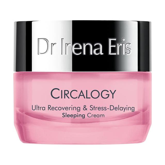 foto нічний крем для обличчя dr. irena eris circalogy ultra recovering & stress-delaying sleeping cream, 50 мл