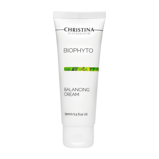 foto балансувальний крем для обличчя christina biophyto balancing cream, 75 мл