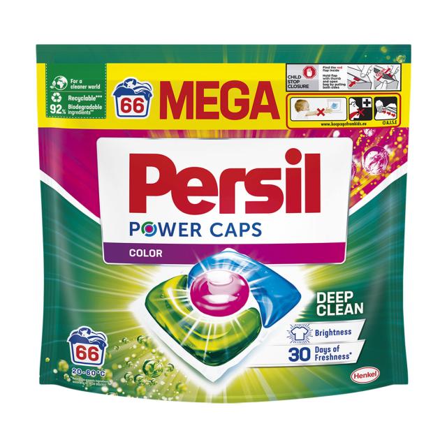 foto капсули для прання persil color power caps, 66 циклів прання, 66 шт