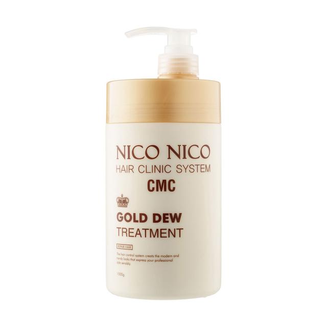 foto маска для волосся nico nico gold dew treatment з екстрактом золота, 1 л