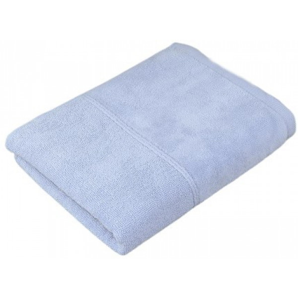foto рушник для обличчя gm textile махровий синій міладо 50x90