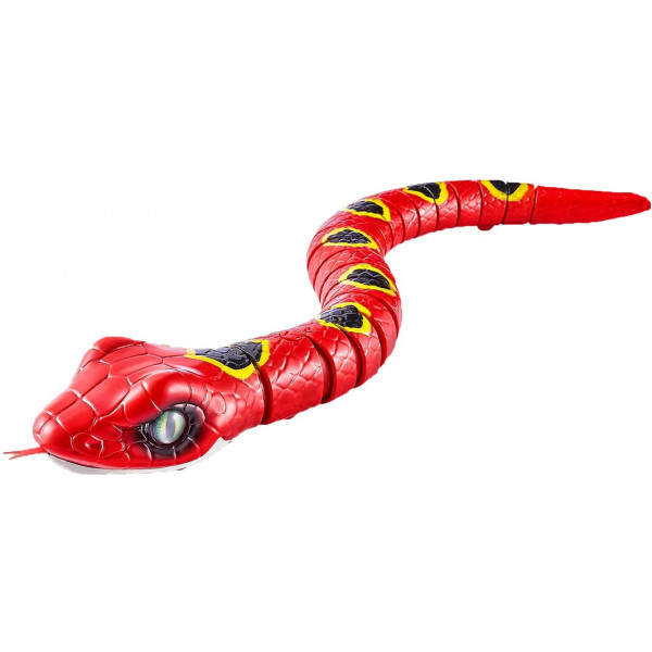 foto інтерактивна іграшка пластикова pets & robo alive червона змія (7150-2)