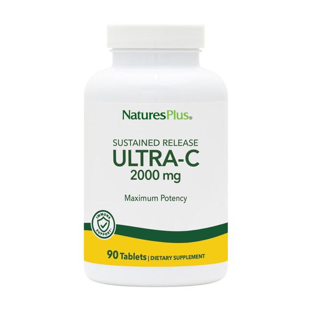 foto харчова добавка вітаміни в таблетках naturesplus ultra-c вітамін с 2000 мг, 90 шт