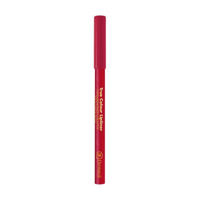 foto олівець для губ dermacol true colour lipliner 01, 0.28 г