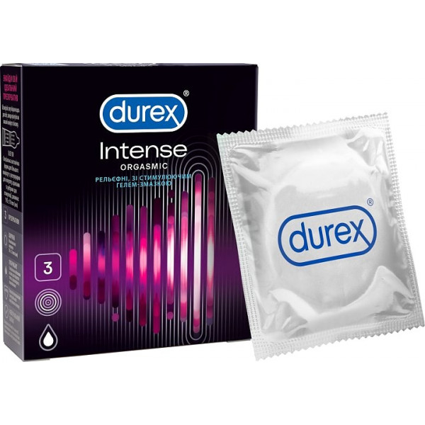 foto презервативи durex intense orgasmic 3 шт. (5052197056068)