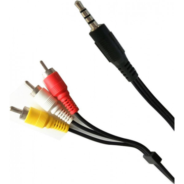 foto кабель 3.5 мм - rca profcable 3.5 мм stereo plug to 3×rca plugs 1.5 м (profcable6-150)