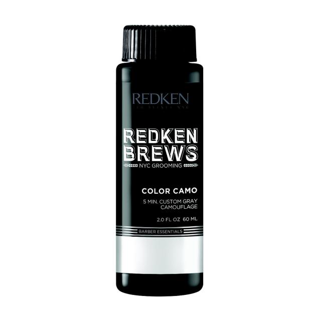 foto фарба-камуфляж для волосся redken brews color camo чоловіча black natural, 60 мл