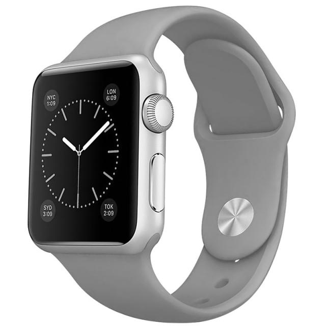 foto ремешок sport design для apple watch 42mm / 44mm (сірий / gray) 1081850