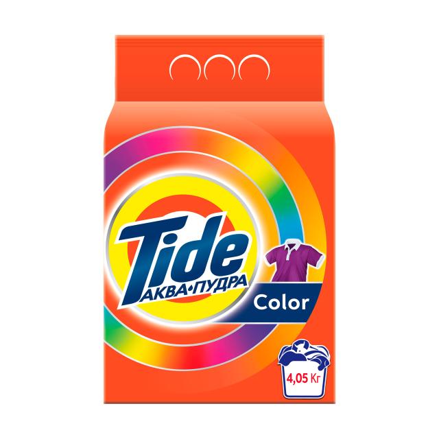foto пральний порошок tide аква-пудра color, автомат, 27 циклів прання, 4.05 кг