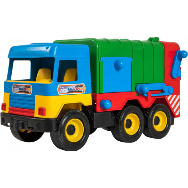 foto базовий ігровий транспорт для малюка tigres "middle truck" сміттєвоз (39224)