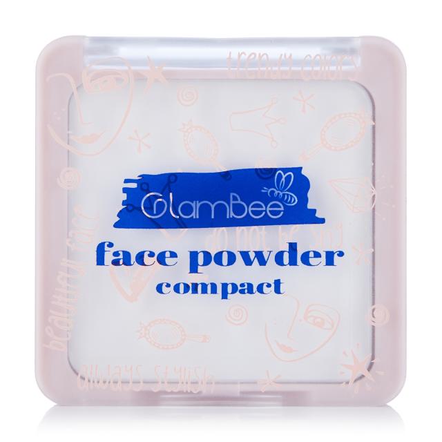 foto пудра компактна glambee face powder compact без дзеркала 05, 8.5 г
