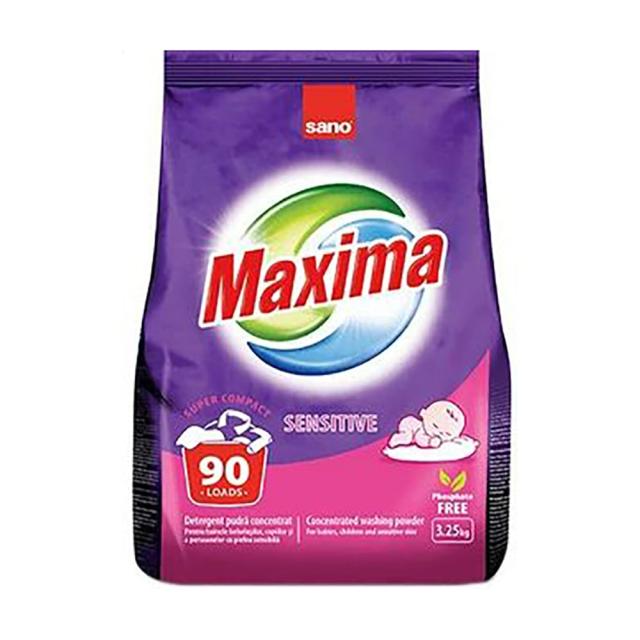 foto пральний порошок sano maxima sensitive, 90 циклів прання, 3.25 кг