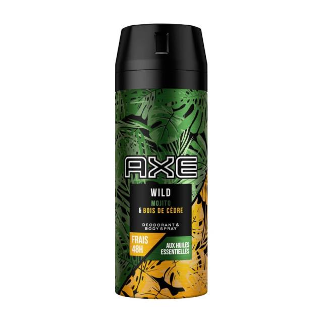foto дезодорант-спрей axe wild green mojito & cedarwood чоловічий, 150 мл