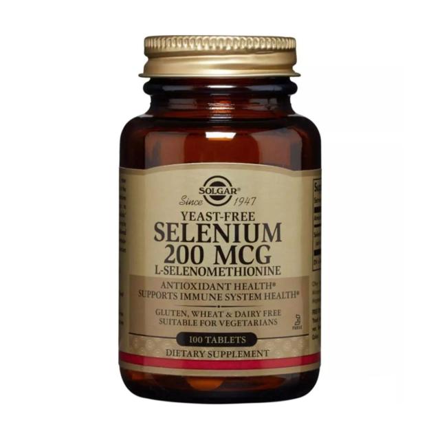 foto харчова добавка селен в таблетках solgar yeast-free selenium без дрожжей 200 мгк, 100 шт