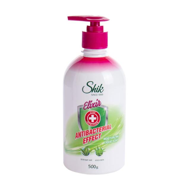foto рідке мило shik elixir antibacterial effect moisturizing liquid soap зволоження, 500 г