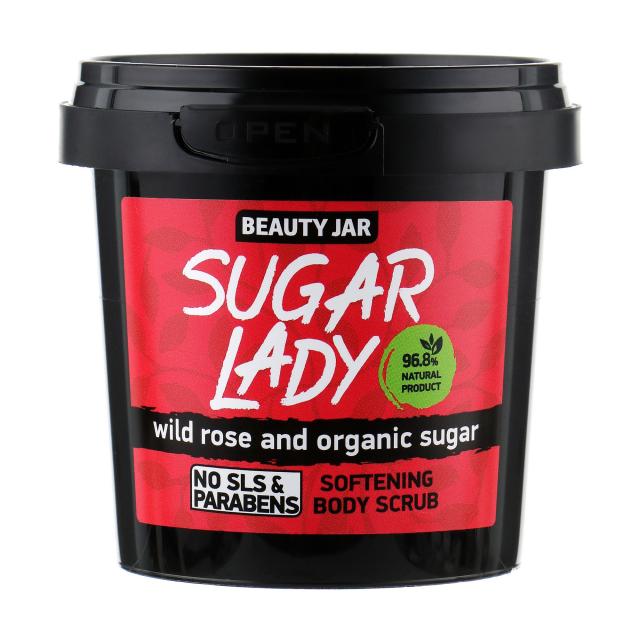 foto скраб для тела beauty jar sugar lady пом’якшувальний, 200 г