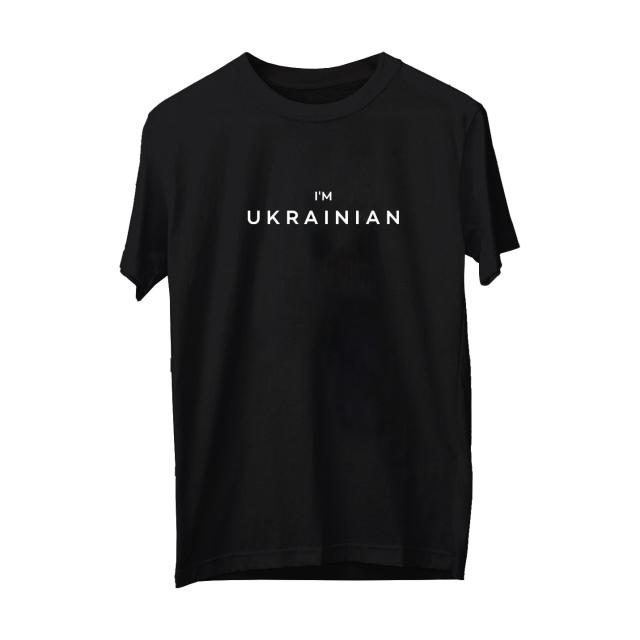 foto футболка унісекс amigo i'm ukrainian чорний, розмір xl