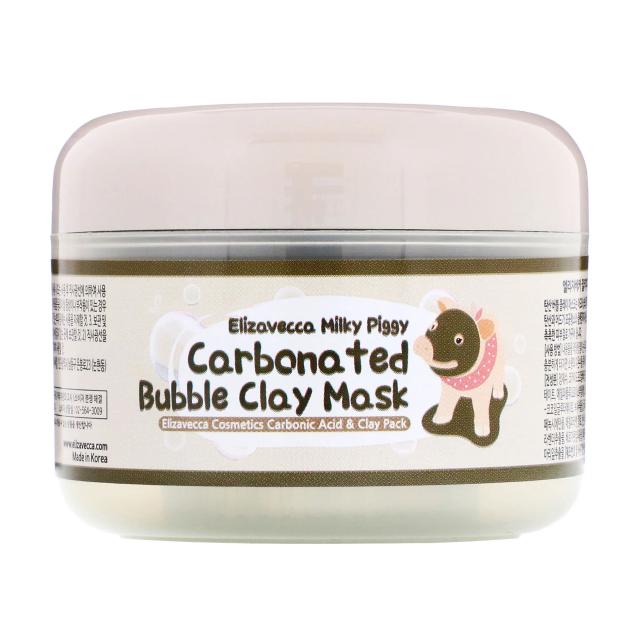 foto глиняно-бульбашкова маска для обличчя elizavecca milky piggy carbonated bubble clay mask, 100 мл