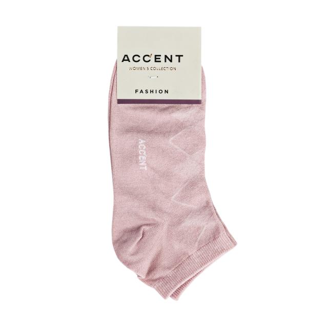 foto шкарпетки жіночі акцент 10903 рожеві, розмір 21-23