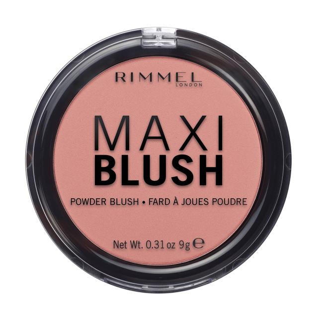 foto компактні рум'яна для обличчя rimmel maxi blush 06 exposed, 9 г