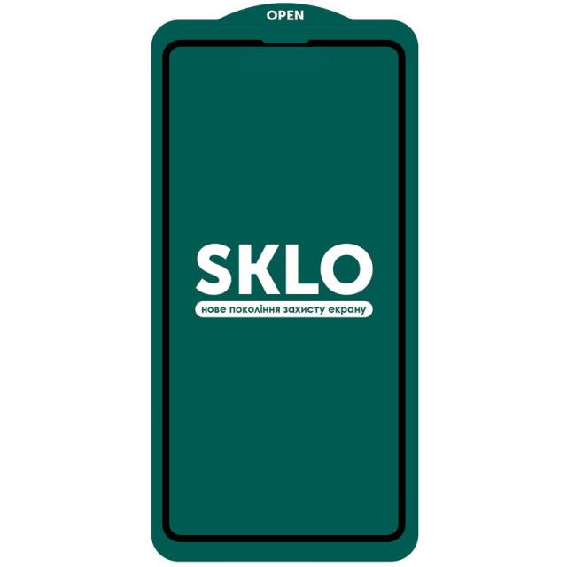 foto захисне скло sklo 5d (full glue) (тех.пак) для iphone 13 pro (чорний) 1206302