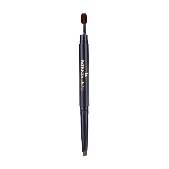 foto олівець для брів patricia ledo perfect shape eyebrow pen з щіточкою, тон 03, 2 г