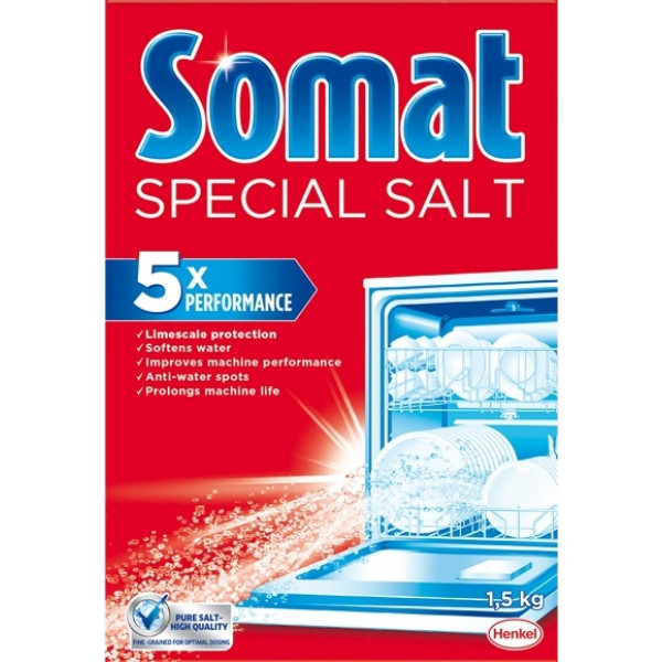 foto сіль для посудомийної машини somat 1,5 кг (9000100147293)