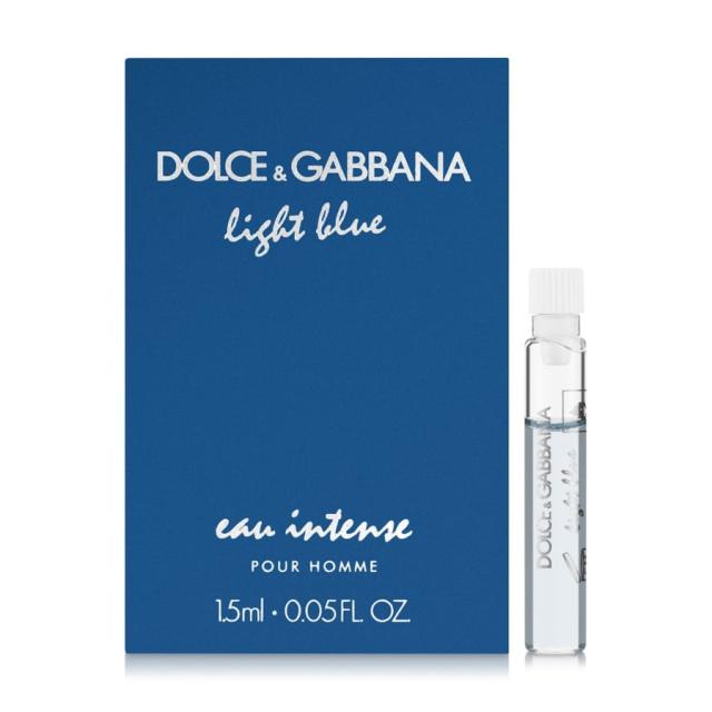 foto dolce & gabbana light blue eau intense парфумована вода чоловіча, 1.5 мл (пробник)