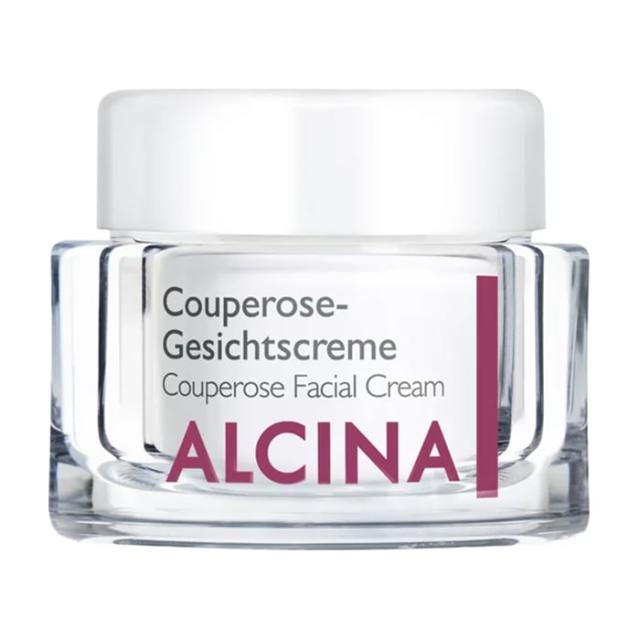 foto анти-куперозний крем для обличчя alcina couperose facial cream для чутливої шкіри, 50 мл