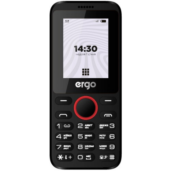 foto мобільний телефон ergo b183 dual sim black