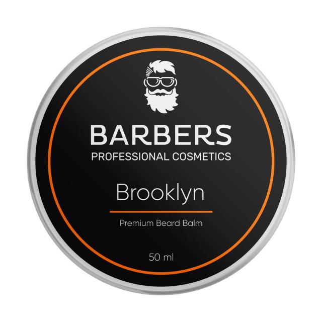 foto бальзам для бороди barbers brooklyn premium beard balm, 50 мл