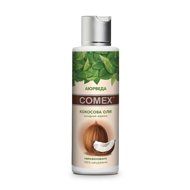 foto натуральна кокосова олія для тіла та волосся comex extra virgin, 150 мл