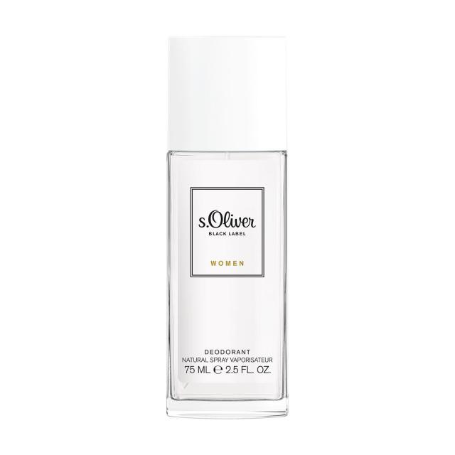 foto парфумований дезодорант-спрей s.oliver black label women жіночий, 75 мл
