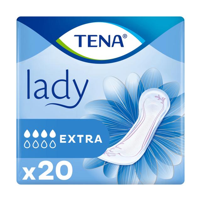 foto урологічні прокладки жіночі tena lady extra, 20 шт
