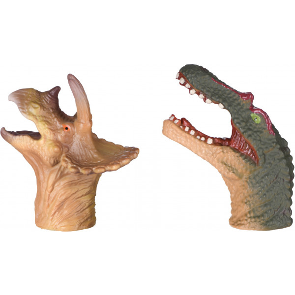 foto пальчиковий театр same toy спинозавр і тріцератопс (x236ut-4)