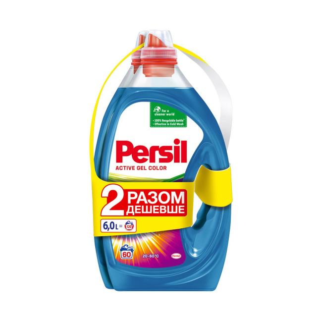 foto гель для прання persil color gel deep clean, 120 циклів прання, 2*3 л