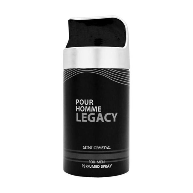 foto парфумований дезодорант-спрей mini crystal legacy чоловічий, 250 мл