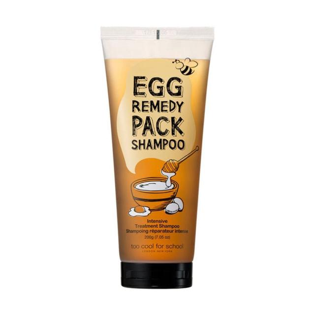 foto відновлювальний шампунь для волосся too cool for school egg remedy pack shampoo, 200 г