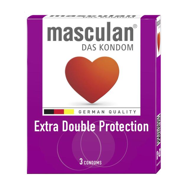 foto презервативи masculan extra double protection, 3 шт