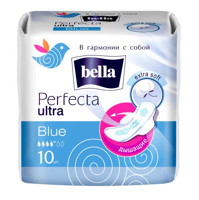 foto прокладки для критичних днів bella perfecta ultra blue, 10 шт.