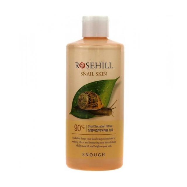 foto багатофункціональний тонер для обличчя enough rosehill snail skin 90% з муцином равлика, 300 мл