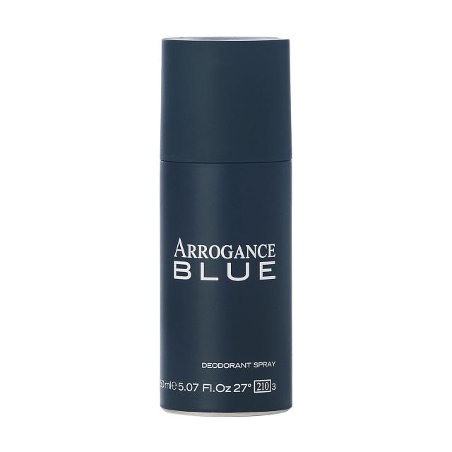 foto парфумований дезодорант-спрей arrogance blue deodorant spray чоловічий, 150 мл