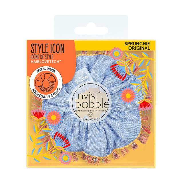 foto резинка-браслет для волосся invisibobble sprunchie flores & bloom hola lola, 1 шт