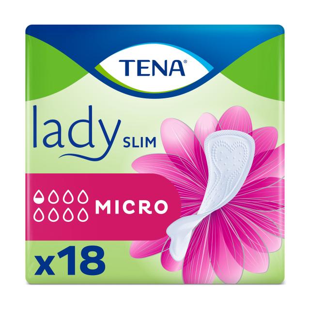 foto урологічні прокладки жіночі tena lady slim micro, 18 шт