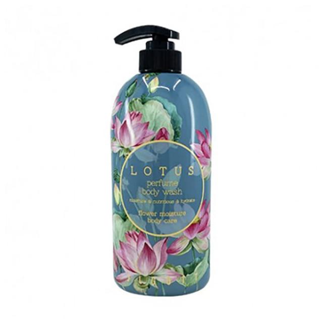 foto парфумований гель для душу jigott lotus perfume body wash лотос, 750 мл