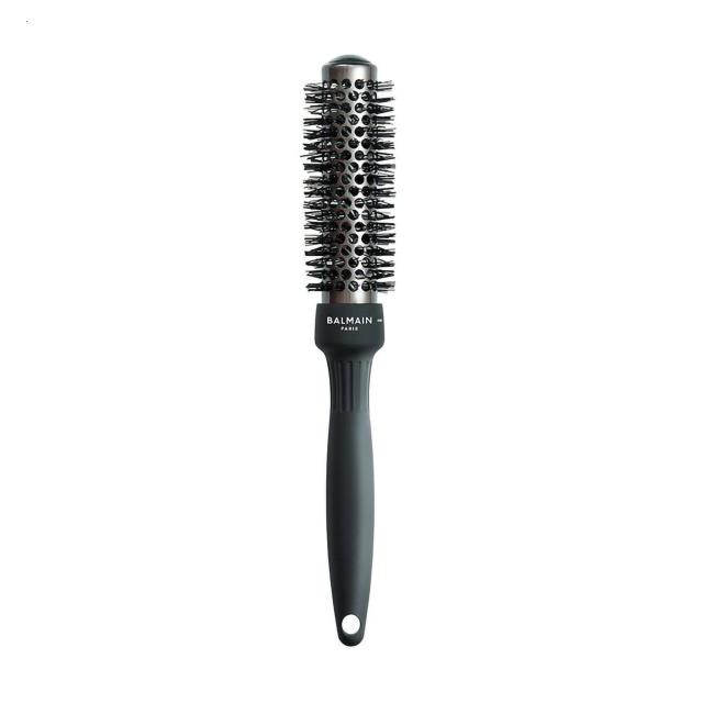 foto браш для волосся balmain paris hair couture ceramic round brush чорний, круглий, 25 мм